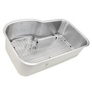 Nantucket Sinks MOBYXL-16 Single Bowl Oblong Undermount Kitchen Sink, 16 Gauge (image 3)