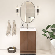 Stella Fluted Freestanding Bathroom Vanity with Sink Top (image 4)