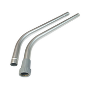 Mosquito 10 Quart Pulse Power Battery Backpack silver metallic vacuum extension wands with curved ends.