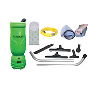 Mosquito Super Vac Backpack Vacuum 6 Quart product kit display with accessories.
