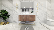Bethany 48" Freestanding Modern Vanity in White Oak