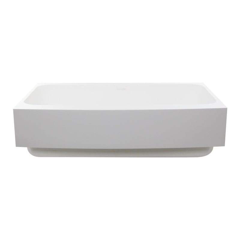 Nantucket Sinks NS-GSEZA32S Retrofit Glacierstone Single Bowl EZApron Kitchen Sink