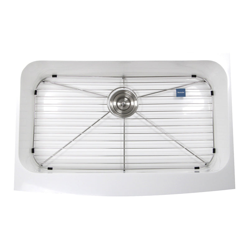 Nantucket Sinks NS-GSEZA32S Retrofit Glacierstone Single Bowl EZApron Kitchen Sink (image 2)