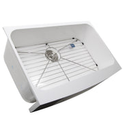 Nantucket Sinks NS-GSEZA32S Retrofit Glacierstone Single Bowl EZApron Kitchen Sink (image 3)