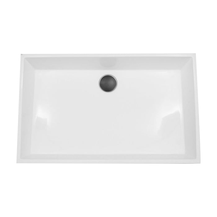 Nantucket Sinks NS-GSTR24 Rectangle Glacierstone Sink