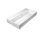 Nantucket Sinks NS-NPCS36W 36 inch fireclay wallmount/console mount bathroom sink
