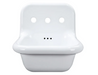 Nantucket sinks NS-VC16-WW Fireclay 30's style sink in all white