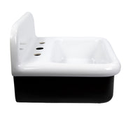 Nantucket Sinks NS-VCDM20-BLKW 20" Wallmount Bath Sink (image 2)