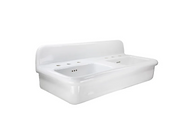 Nantucket Sinks NS-VCDM39 Fireclay 30's style double bowl sink (image 2)