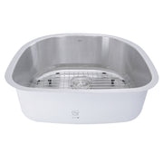 Nantucket Sinks NS03i-16 NS03i-16 Sconset 23" D-Bowl Undermount Stainless Steel Kitchen Sink, 16 Gauge (image 2)