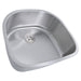 Nantucket Sinks NS03i-16 NS03i-16 Sconset 23-Inch D-Bowl Undermount Stainless Steel Kitchen Sink, 16 Gauge