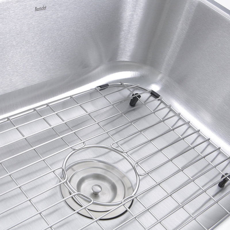Nantucket Sinks NS09i-16 Small Rectangle Single Bowl Undermount Kitchen Sink, 16 Gauge (image 2)