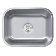 Nantucket Sinks NS09i-16 Small Rectangle Single Bowl Undermount Kitchen Sink, 16 Gauge (image 3)