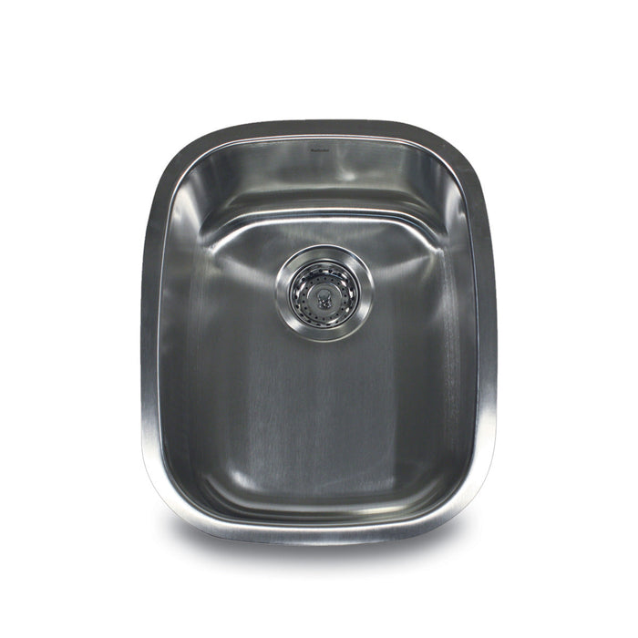 Nantucket Sinks NS20 Rectangle Undermount Stainless Steel Bar/Prep Sink 18 Gauge