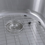 Nantucket Sinks NS3121-16 NS3121-16 - 31.5" 70/30 Double bowl Undermount Stainless Steel Kitchen Sink, 16 Gauge (image 3)