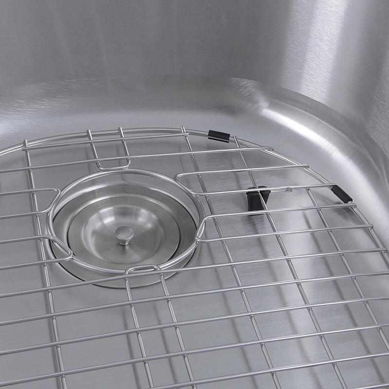 Nantucket Sinks NS3121-16 NS3121-16 - 31.5" 70/30 Double bowl Undermount Stainless Steel Kitchen Sink, 16 Gauge (image 3)