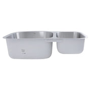 Nantucket Sinks NS3121-16 NS3121-16 - 31.5" 70/30 Double bowl Undermount Stainless Steel Kitchen Sink, 16 Gauge (image 4)
