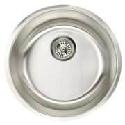 Nantucket Sinks NS37 Round Undermount Bar/Prep Sink, 18 Gauge