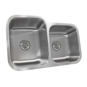 Nantucket Sinks NS6040-18 Double bowl Undermount Kitchen Sink, 18 Gauge (image 2)