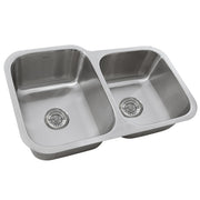 Nantucket Sinks NS6040-18 Double bowl Undermount Kitchen Sink, 18 Gauge (image 3)