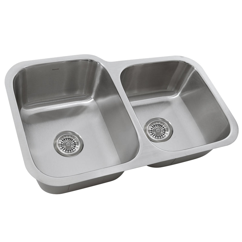 Nantucket Sinks NS6040-18 Double bowl Undermount Kitchen Sink, 18 Gauge (image 3)