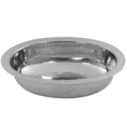 Nantucket Sinks OVS 17.75" x 13.75" Hand Hammered Oval Undermount Bathroom Sink (image 3)