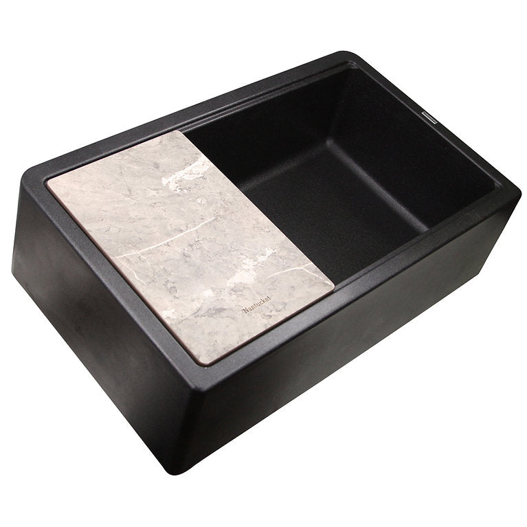 Nantucket Sinks PR-FH3320 33 inch prep station reversible granite composite sink - Parent