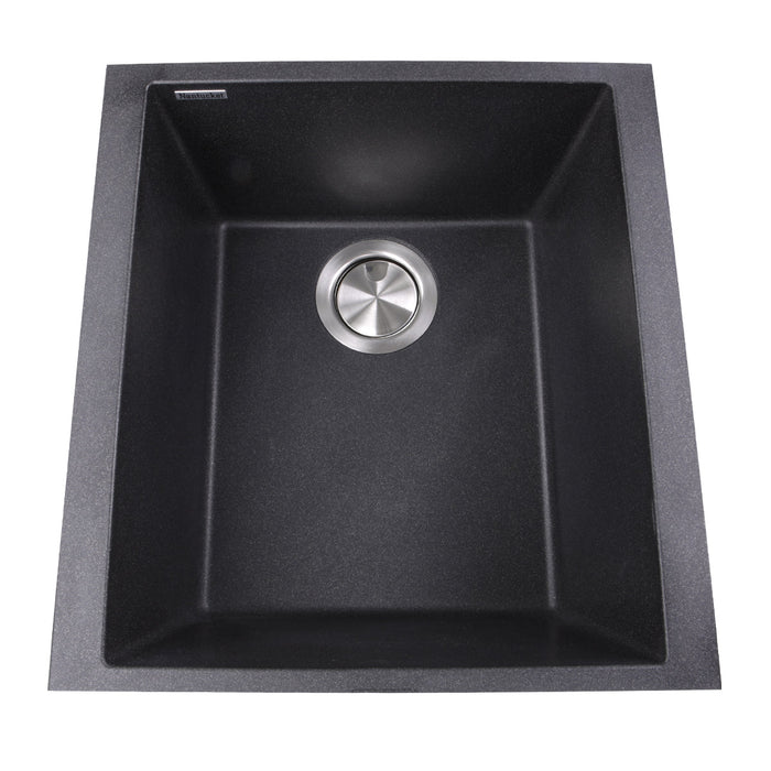 Nantucket Sinks 17" Single Bowl Undermount Granite Composite Bar-Prep Sink - Parent