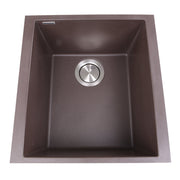Nantucket Sinks 17" Single Bowl Undermount Granite Composite Bar-Prep Sink (image 6)