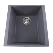 Nantucket Sinks 17" Single Bowl Undermount Granite Composite Bar-Prep Sink (image 7)