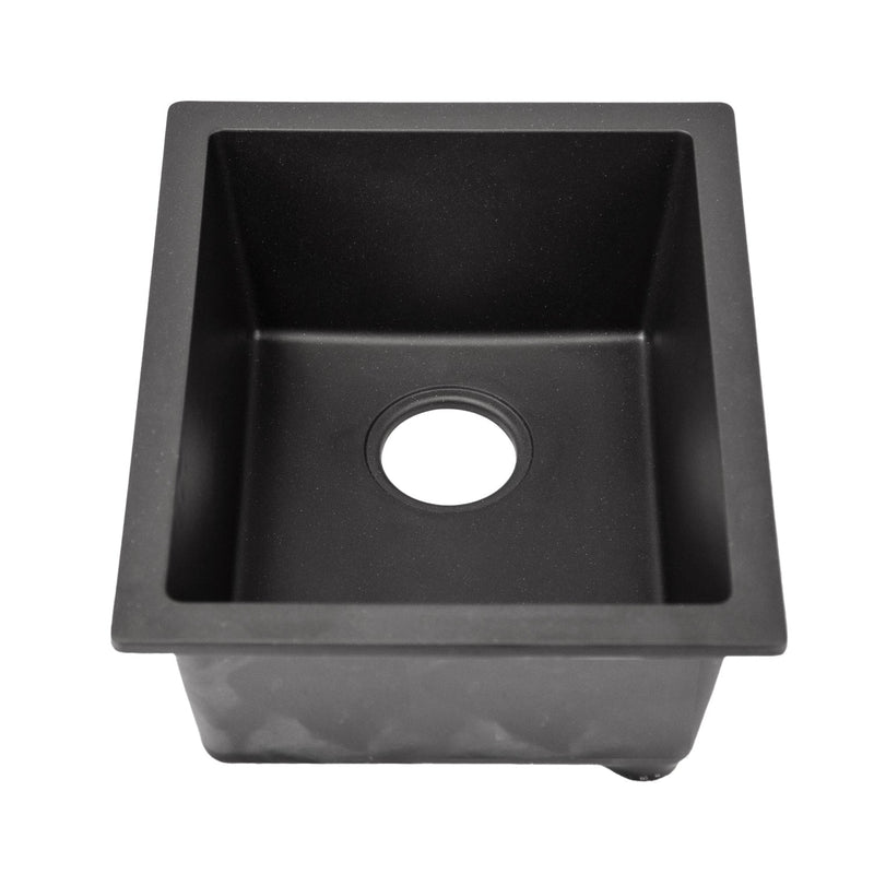 Nantucket Sinks PR1815 Single Bowl Dual-mount Bar-Prep Sink Black (image 2)