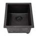 Nantucket Sinks PR1815 Single Bowl Dual-mount Bar-Prep Sink Black - Parent