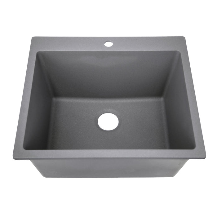 Nantucket Sinks PR2522-DM Single Bowl Dual-mount Laundry Sink