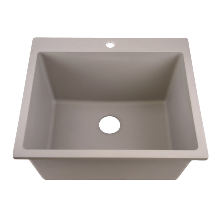 Nantucket Sinks PR2522-DM Single Bowl Dual-mount Laundry Sink