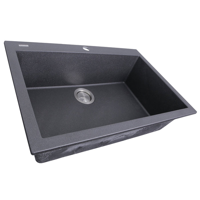 Nantucket Sinks PR2720-DM Single Bowl Dual-mount Kitchen Sink