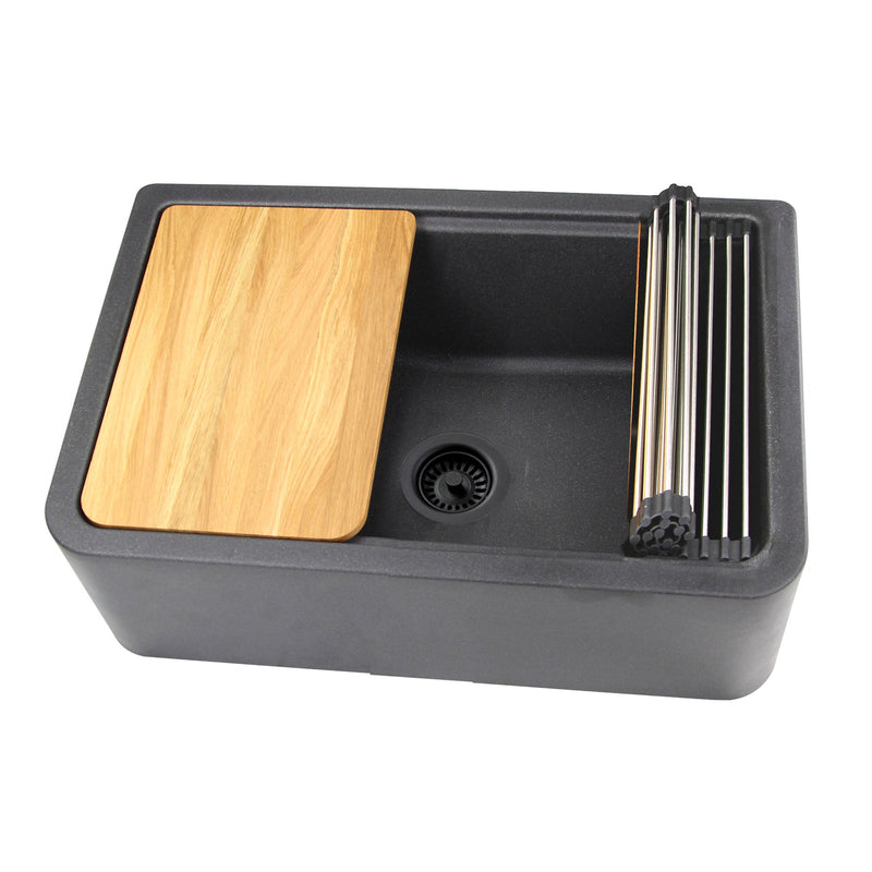 Nantucket Sinks PR3020-APS 30-inch Reversible Workstation Apron Sink with Accessory Pack - Parent