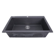 Nantucket Sinks PR3020-DM Large Single Bowl Dual-mount Granite Composite (image 4)