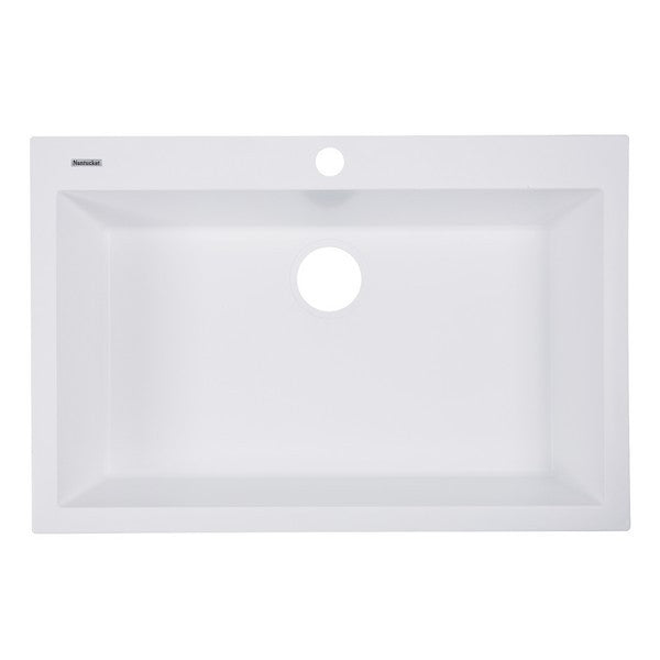 Nantucket Sinks PR3020-DM Large Single Bowl Dual-mount Granite Composite (image 6)