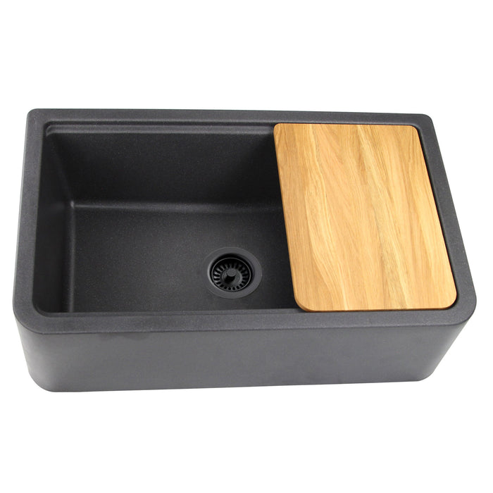 Nantucket Sinks PR3320-APS 33" Reversible Workstation Apron Sink with Accessory Pack