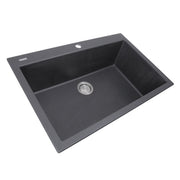 Nantucket Sinks PR3322-DM 33" Dual-mount Granite Composite Sink (image 3)