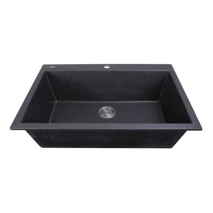 Nantucket Sinks PR3322-DM 33" Dual-mount Granite Composite Sink