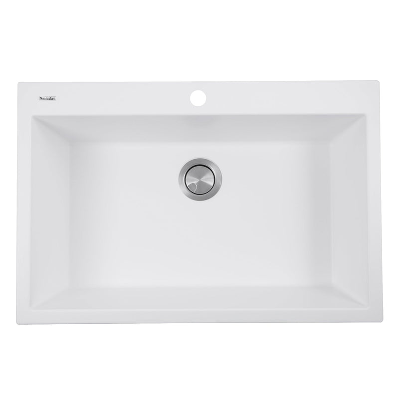 Nantucket Sinks PR3322-DM 33" Dual-mount Granite Composite Sink (image 8)