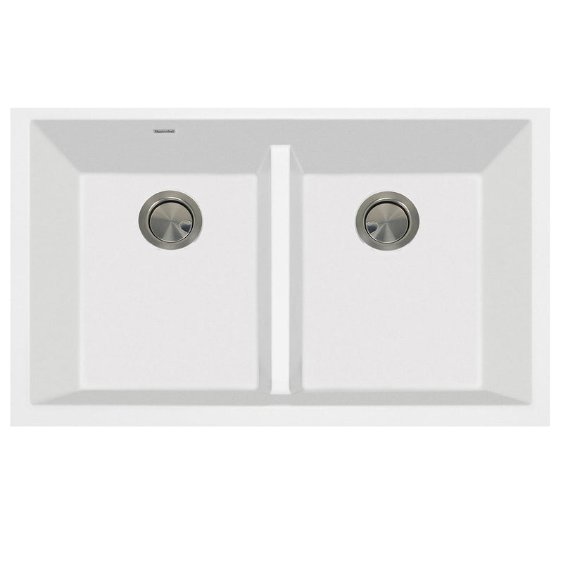 Nantucket Sinks PR5050 Low Divide 50/50 Double Bowl Undermount (image 5)