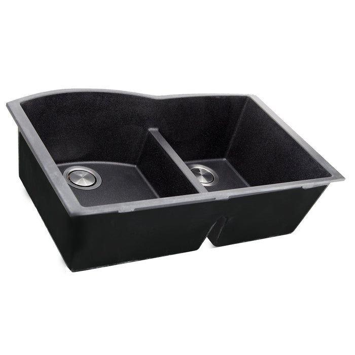 Nantucket Sinks PR6040 60/40 Double Bowl Undermount