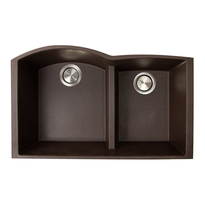 Nantucket Sinks PR6040 60/40 Double Bowl Undermount