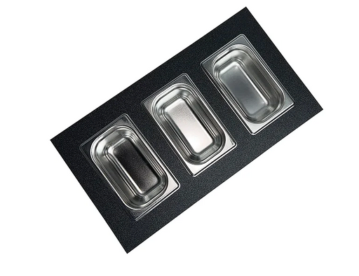 Nantucket sinks PS20B-REC3 Prep station set of 3 rectangular condiment servers