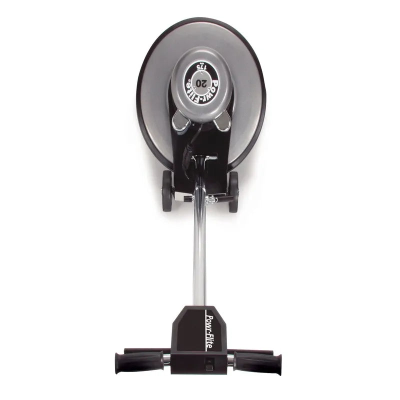 Powr-Flite 20 Inch Classic Series Floor Machine overhead view with handle.