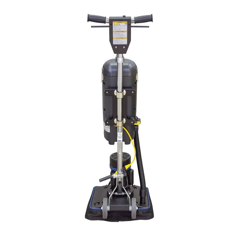 Powr-Flite Orbital 20 Inch Floor Machine Dust Control back view with dust control.