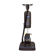 Powr-Flite Orbital 20 Inch Floor Machine Dust Control front view with dust control.