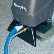 Powr-Flite Prowler 9 Gallon Self Contained Carpet Extractor hose connection detail.
